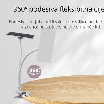 Bijeli okrugli stolni retrovizor, retrovizor za računalo, nadzor retrovizora za osobnu sigurnost