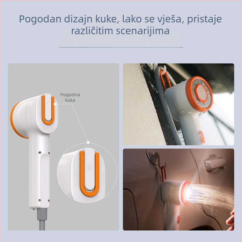 2025 Nova vanjska rasvjeta za tuš, integrirana praktična naprava za kupanje, kampiranje, spavaonica, kuća, električni mobilni tuš