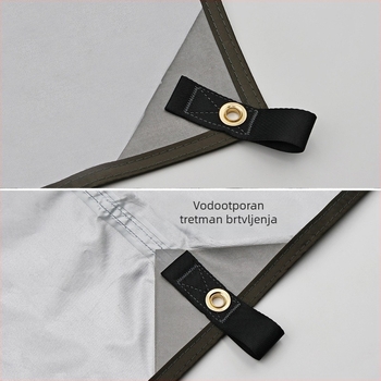 Srebrni šator otporan na kišu, vanjski šator otporan na kišu, šator za plažu, vanjski nadstrešnica za pergolu, izravna opskrba tvornice