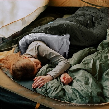 Prilagođena vanjska vreća za spavanje za odrasle, za jednu osobu, kamperski stil, zadebljana vreća za spavanje, najprodavanija vreća za spavanje u čistoj boji na Amazonu