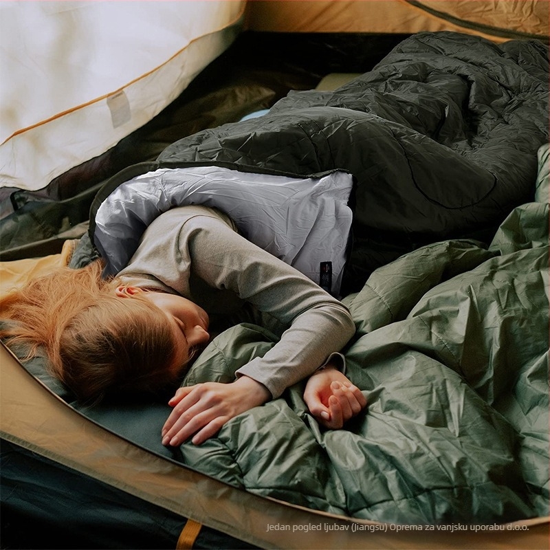 Prilagođena vanjska vreća za spavanje za odrasle, za jednu osobu, kamperski stil, zadebljana vreća za spavanje, najprodavanija vreća za spavanje u čistoj boji na Amazonu