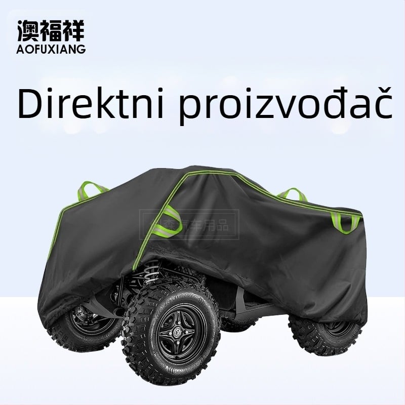 Prekogranična zadebljana navlaka za plažu za električni motocikl, otporna na prašinu, vodootporna, otporna na kišu i sunce, oxfordska tkanina, odjeća za motocikle s tri kotača