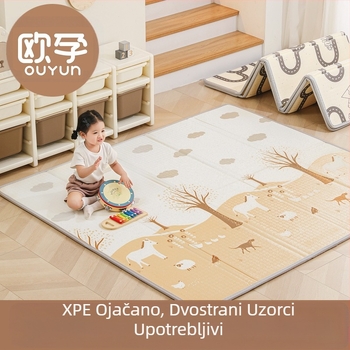 Podloga za puzanje za bebe, zadebljana, za dječji dnevni boravak, učenje iz Xpe materijala, sklopiva, moderna i jednostavna