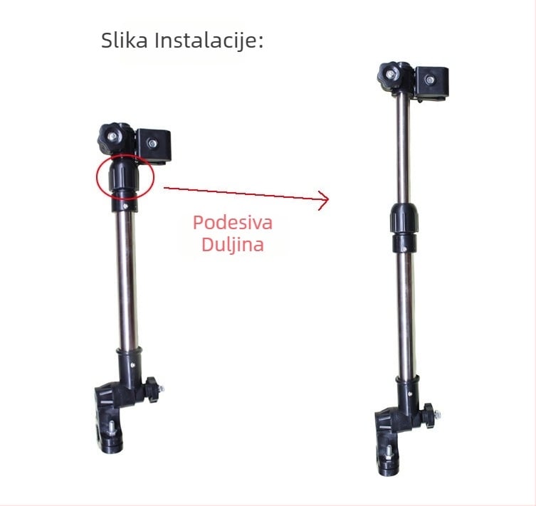 C Cross-Border suncobran za kolica univerzalni anti-UV suncobran za dječja kolica suncobran za zaštitu od sunca držač za auto