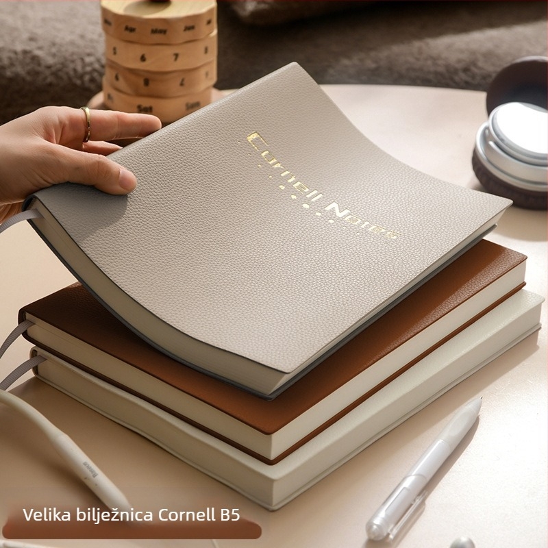 B5 Cornell zadebljana visokoučinkovita 5r memorijska bilježnica s ispisivim logotipom, mreža, vodoravna linija, pregledna bilježnica