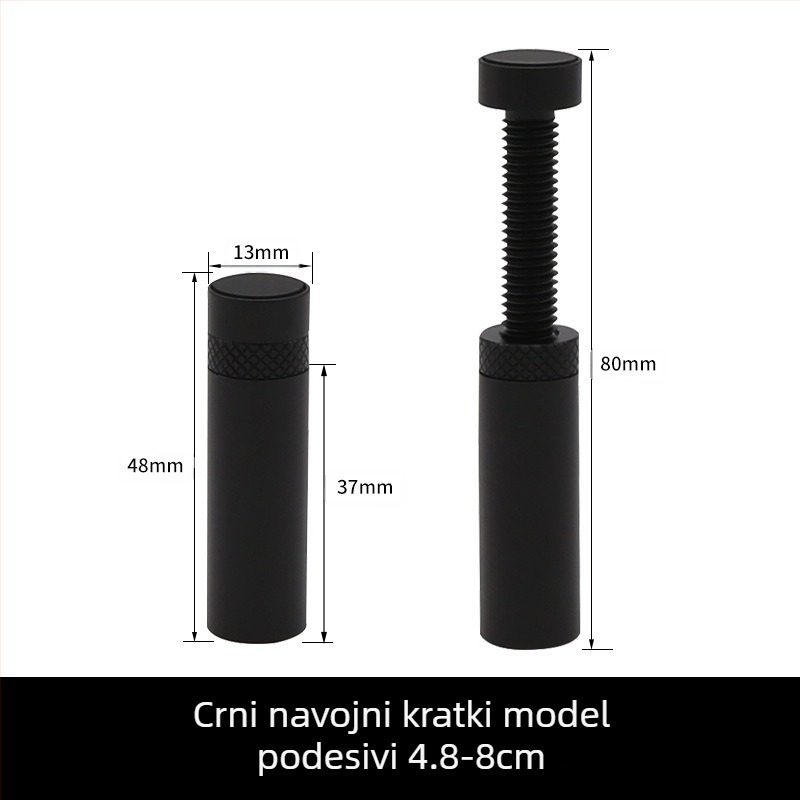 Okvir za nosač grafičke kartice, aluminijski, metalni, magnetski, donji, ITX, malo kućište, nosač grafičke kartice, otporan na savijanje