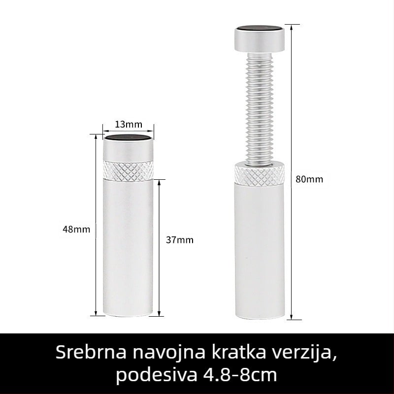 Okvir za nosač grafičke kartice, aluminijski, metalni, magnetski, donji, ITX, malo kućište, nosač grafičke kartice, otporan na savijanje
