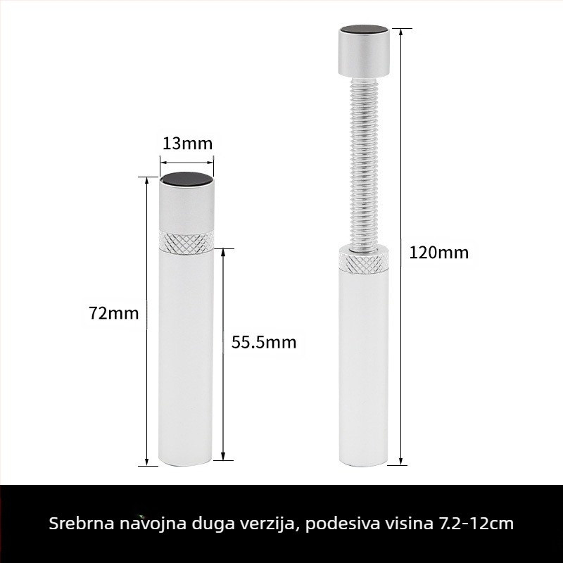 Okvir za nosač grafičke kartice, aluminijski, metalni, magnetski, donji, ITX, malo kućište, nosač grafičke kartice, otporan na savijanje