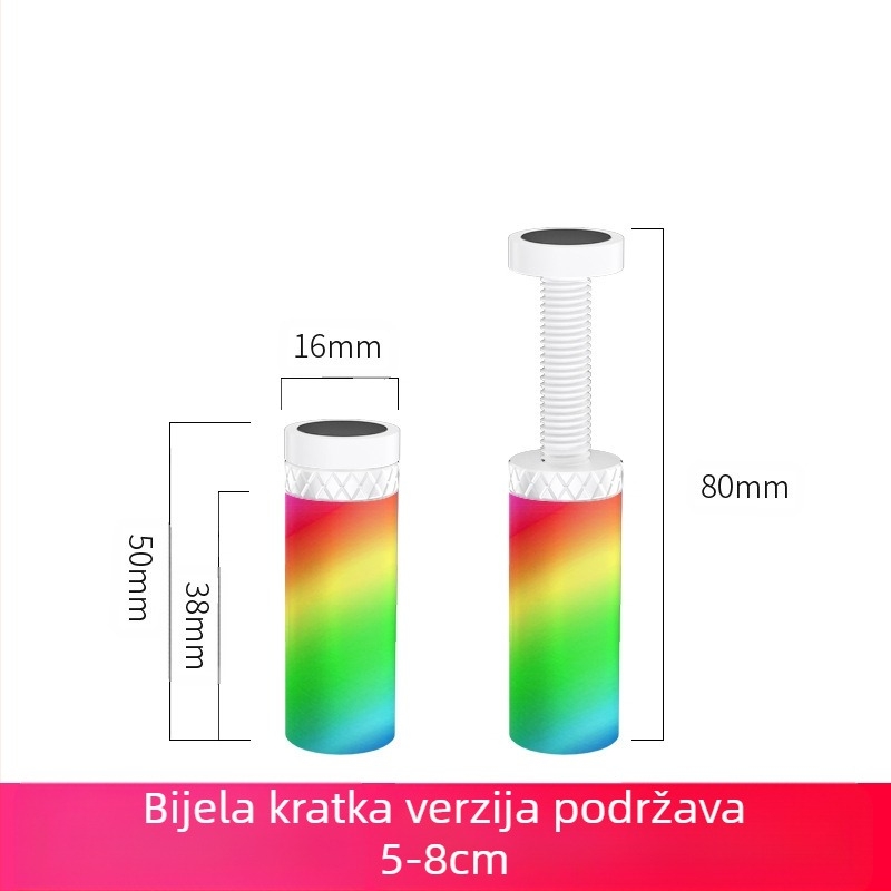 Okvir za nosač grafičke kartice, aluminijski, metalni, magnetski, donji, ITX, malo kućište, nosač grafičke kartice, otporan na savijanje