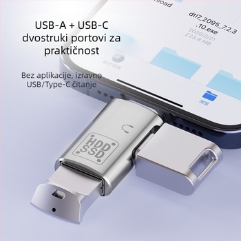 Pogodno za Apple adapter za mobilne telefone Type-C na USB dva u jednom Pd15W adapter za punjenje i prijenos podataka