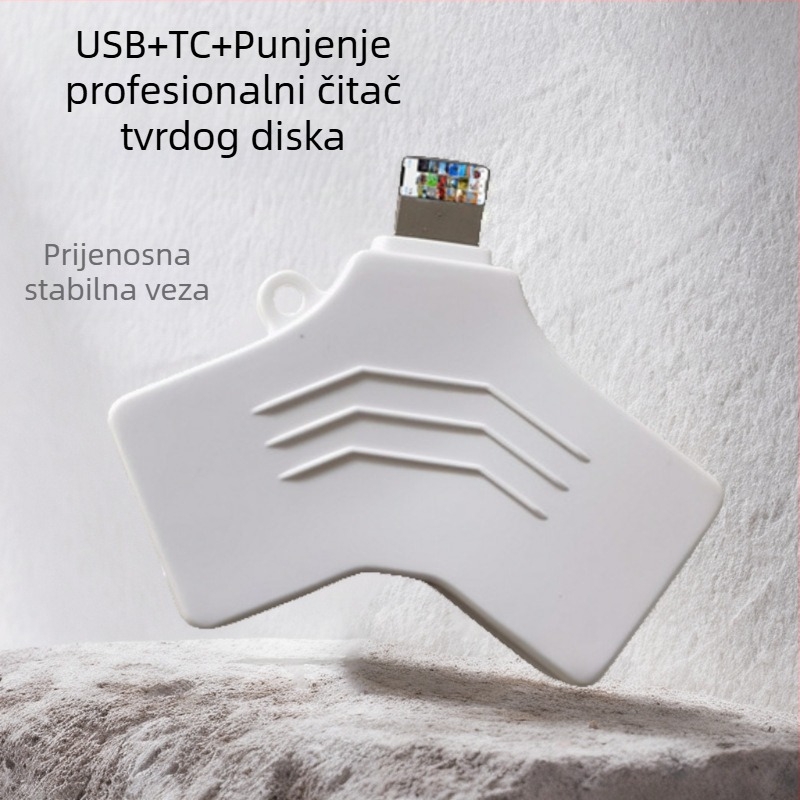 Pogodno za Apple adapter za mobilne telefone Type-C na USB dva u jednom Pd15W adapter za punjenje i prijenos podataka