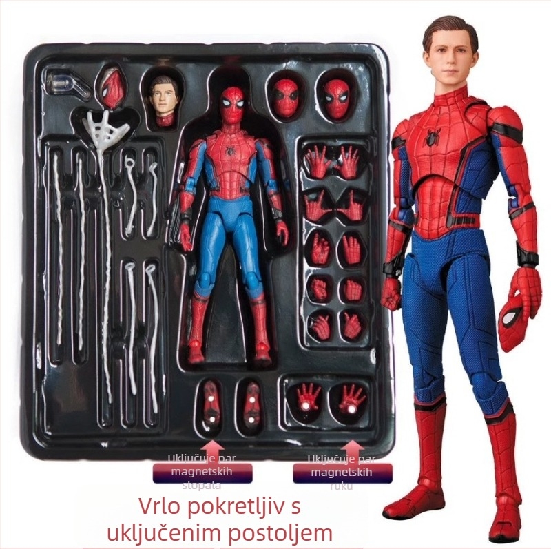 Miles Spider-Man Super Mobile igračka Marvel lutka model poklon