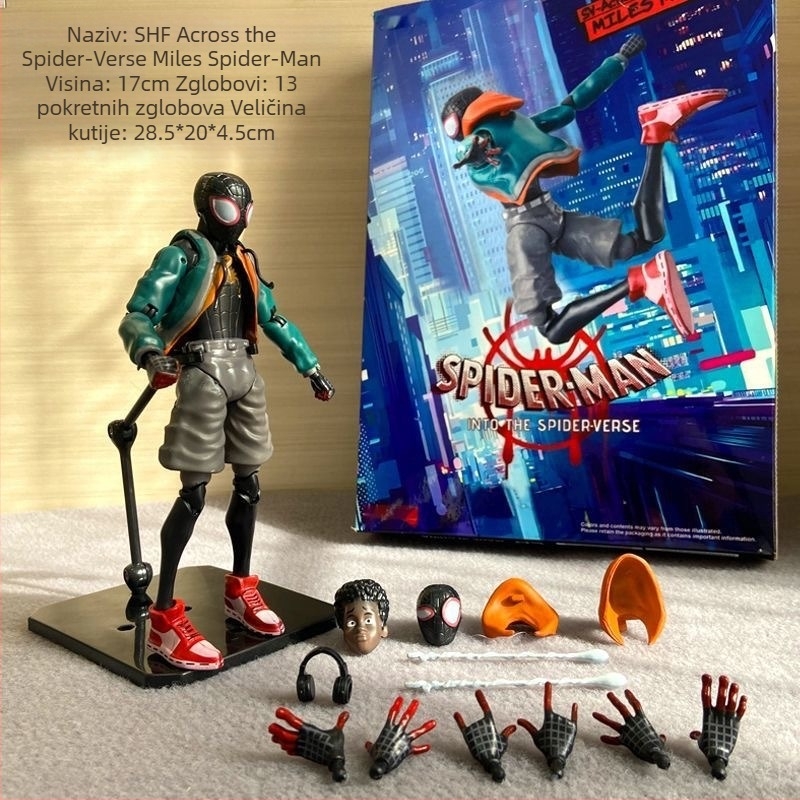Miles Spider-Man Super Mobile igračka Marvel lutka model poklon