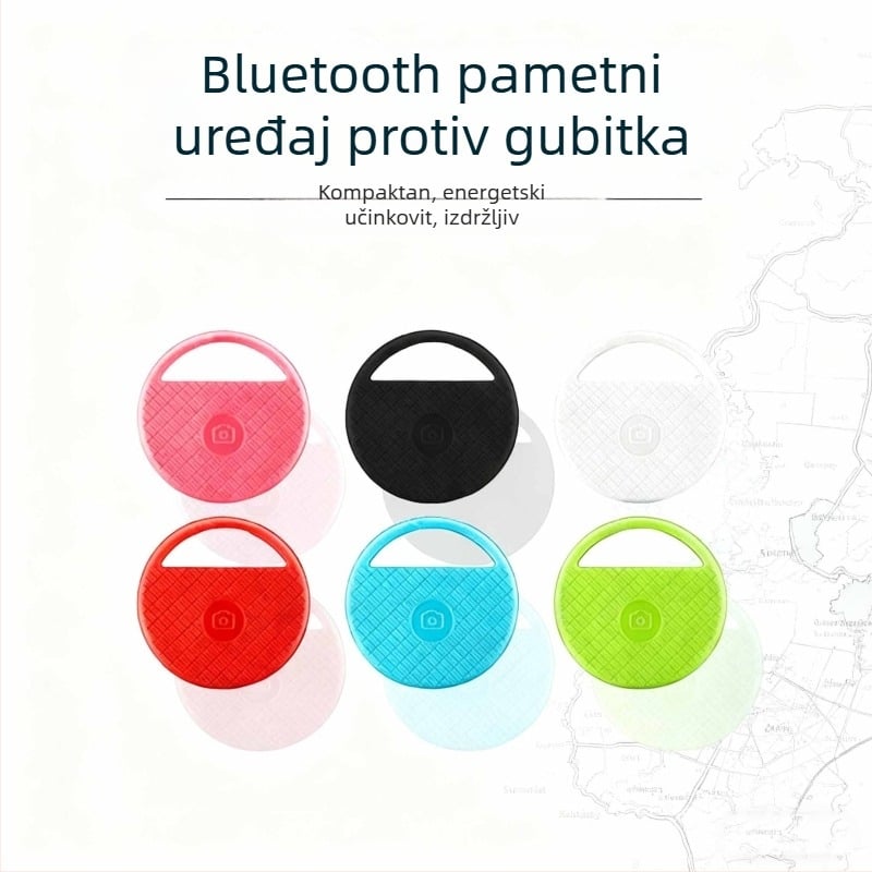 Uređaj protiv gubitka Bluetooth 5.0 niske snage dvosmjerni alarm za ključeve, praćenje torbi, lokator, prijenosni