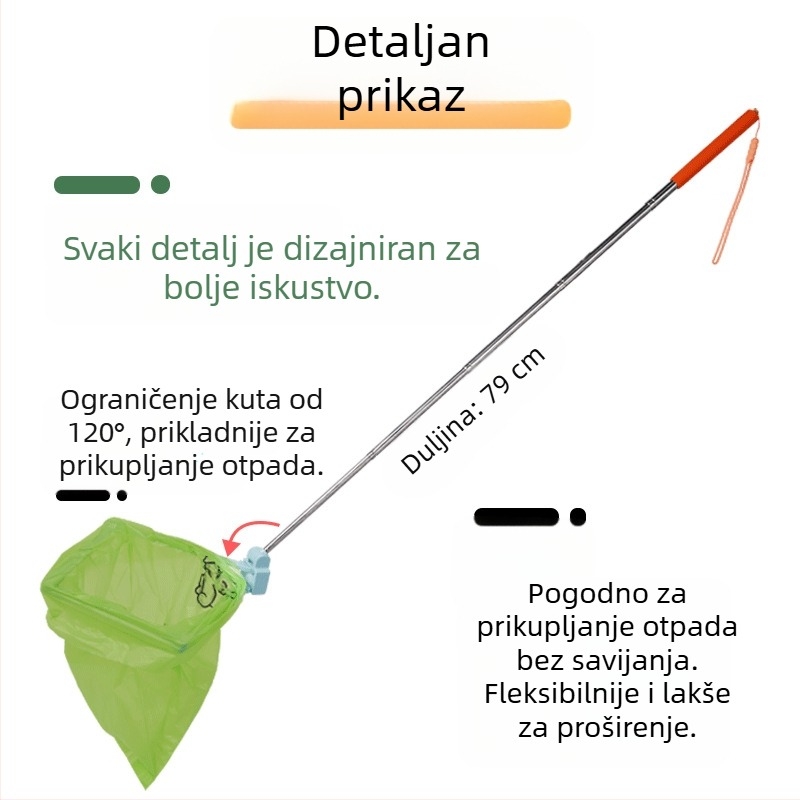 Vanjska sprava za sakupljanje psećeg izmeta, Uvlačiva sprava za sakupljanje psećeg izmeta, Sredstvo za sakupljanje kućnog izmeta, Sredstvo za sakupljanje psećeg izmeta, Vanjska vreća za pseći izmet