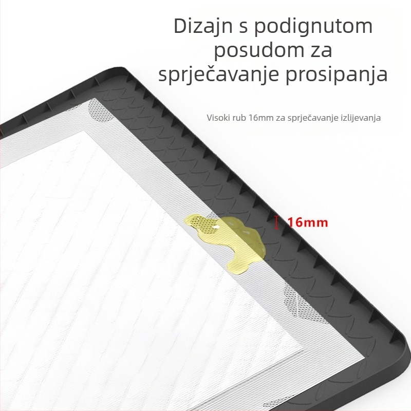 Silikonske podloge za mokrenje za kućne ljubimce, podloge za pseću mokraću, pelene za mačke i pseće zečeve, podloge za mačji pijesak, silikonske sklopive podloge za kaku i mokrenje na veliko