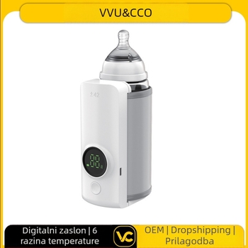 Tvornica izravnog USB punjenja u automobilu, prijenosna torba za grijanje s konstantnom temperaturom, grijač za vruće mlijeko, univerzalna izolacijska omotač za bocu mlijeka