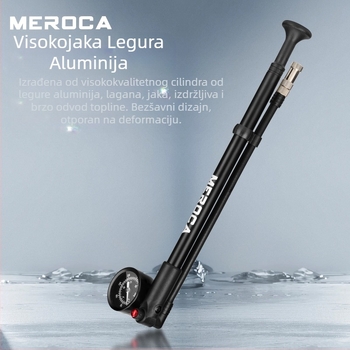 MEROCA amortizer visokog tlaka, pneumatska pumpa za bicikl, prednja vilica, stražnja mjehur, prijenosna zračna pumpa 300 PSI