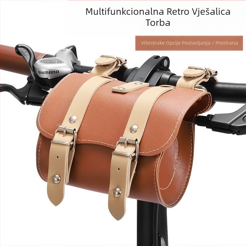 Nova dječja torba za bicikl sprijeda, retro prednja torba, opća torba za automobil, sklopiva torba za automobil, torba za stražnje sjedalo, torba za vožnju biciklom