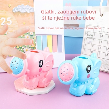 Mali slonić za kupanje, igračka za kupanje za bebe, dječja bočica za zalijevanje, sprej za kupanje, šalica za šampon, voda za igru, slonić za kupanje