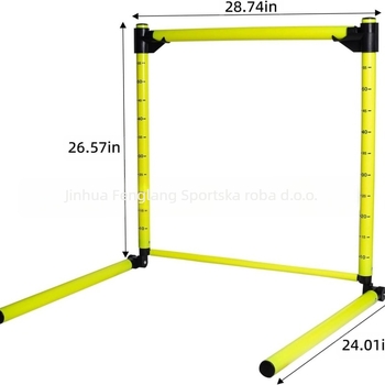 Ravnalo za prepone, okvir za prepone za trening nogometa, osjetljivo preskakanje prepona, trening atletike, preskakanje prepona s povišenim preprekama preko granice
