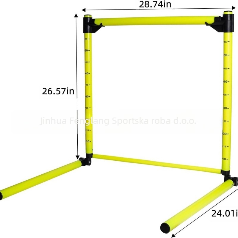 Ravnalo za prepone, okvir za prepone za trening nogometa, osjetljivo preskakanje prepona, trening atletike, preskakanje prepona s povišenim preprekama preko granice