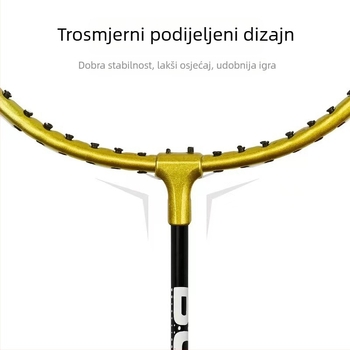 Eksplozije na zalihi reket za badminton za odrasle, studente, početnike, trening, ferolegura, split reket, generacija kose