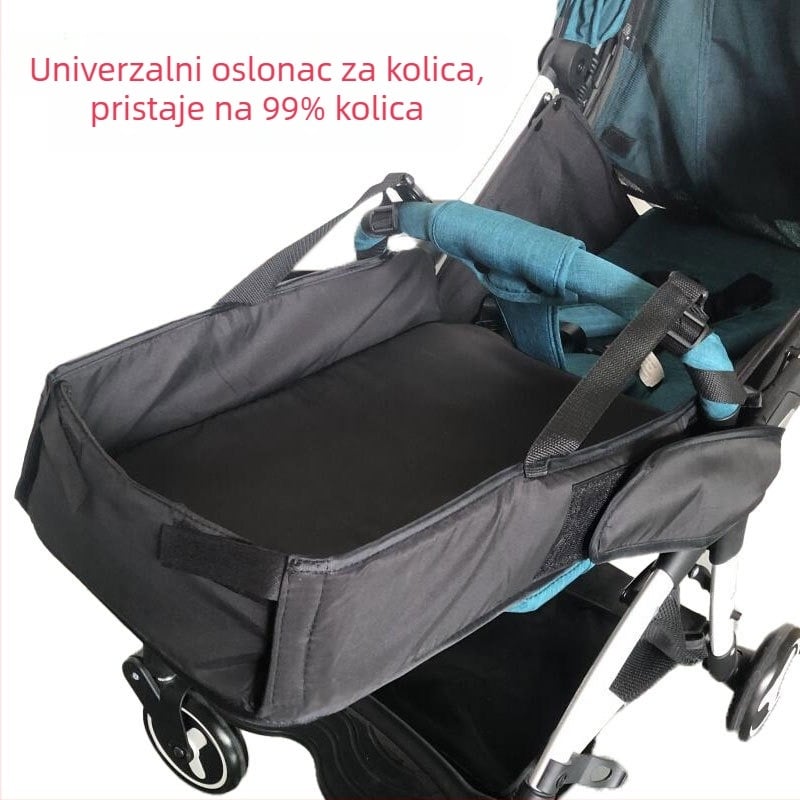 Prekogranična visokoprodavana dječja kolica, univerzalni oslonac za noge punog kruga, produžena pedala za noge, dječji kišobran, sjedalo za kolica, produženo vučenje za noge, pribor