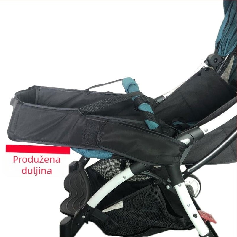 Prekogranična visokoprodavana dječja kolica, univerzalni oslonac za noge punog kruga, produžena pedala za noge, dječji kišobran, sjedalo za kolica, produženo vučenje za noge, pribor