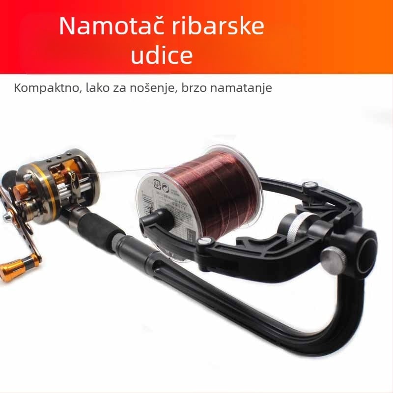 Namotač konca za ribolov, kotač za namotavanje riblje strune, kolut za ribolovnu strunu, mušičarenje, alat za vezanje konca