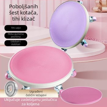 Kotač za vježbanje trbušnih mišića druge generacije, klizni disk sa šest kotača, tihi disk za trbušne mišiće kod kuće, trening trbušnih mišića, fitness oprema, isti model kao Douyin