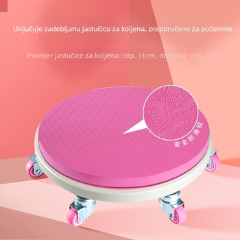 Kotač za vježbanje trbušnih mišića druge generacije, klizni disk sa šest kotača, tihi disk za trbušne mišiće kod kuće, trening trbušnih mišića, fitness oprema, isti model kao Douyin