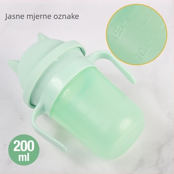 Dječja šalica za piće od 360°, dječja šalica za piće, šalica za piće protiv gušenja s ručkom