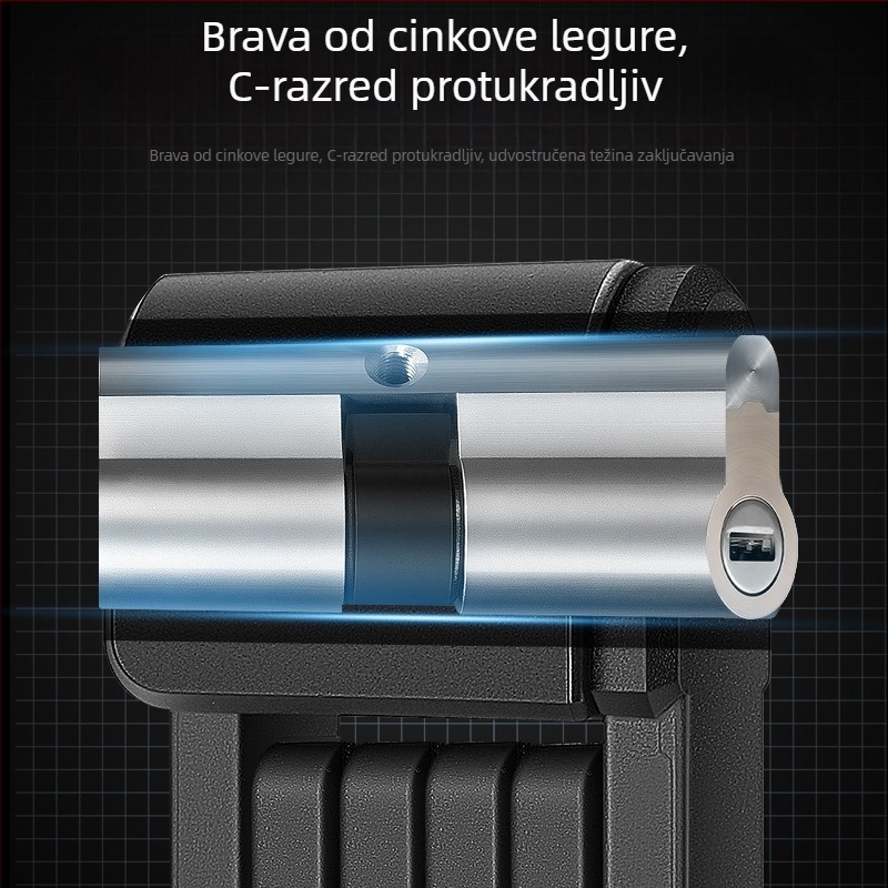 WEST BIKING sklopiva brava za bicikl, protuprovalna brava za ključeve, brava za brdski bicikl, električni automobil, oprema za vožnju