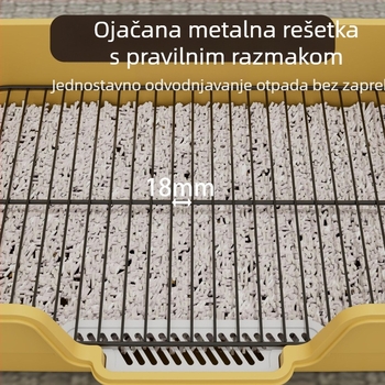 Željezni mrežasti WC za pse, predimenzionirani, otporan na prskanje, visoka ograda za pse, veliki, srednji, mali, ravni, pribor za kućne ljubimce