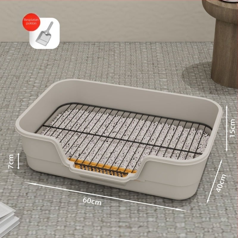 Željezni mrežasti WC za pse, predimenzionirani, otporan na prskanje, visoka ograda za pse, veliki, srednji, mali, ravni, pribor za kućne ljubimce