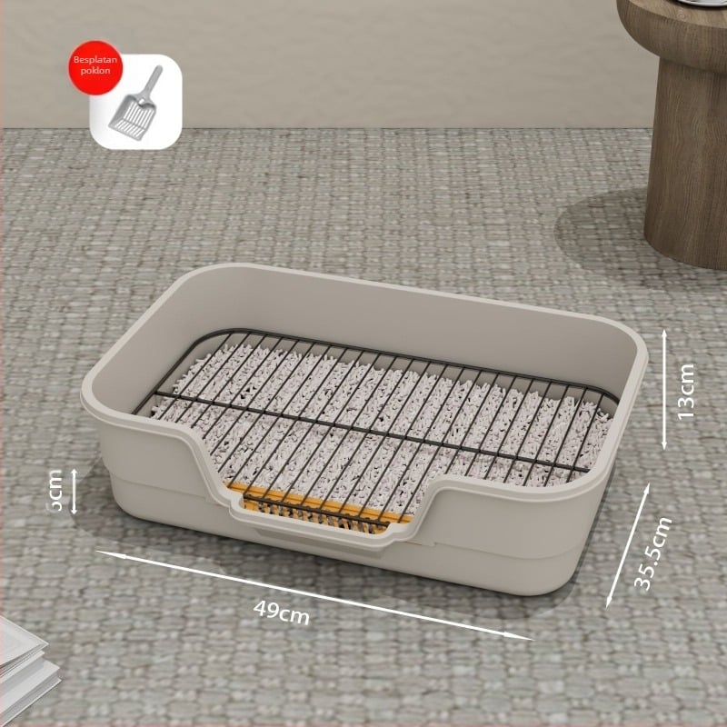 Željezni mrežasti WC za pse, predimenzionirani, otporan na prskanje, visoka ograda za pse, veliki, srednji, mali, ravni, pribor za kućne ljubimce