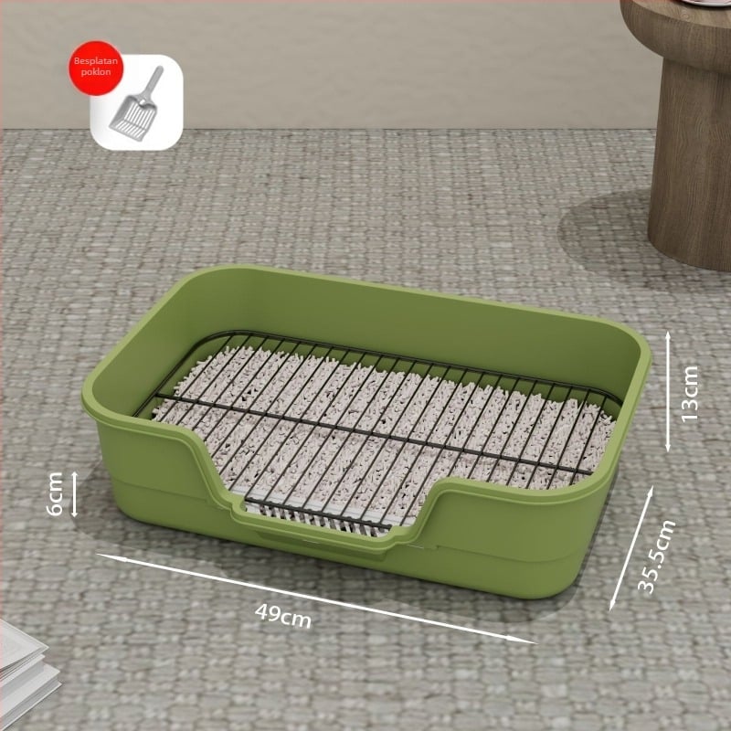 Željezni mrežasti WC za pse, predimenzionirani, otporan na prskanje, visoka ograda za pse, veliki, srednji, mali, ravni, pribor za kućne ljubimce