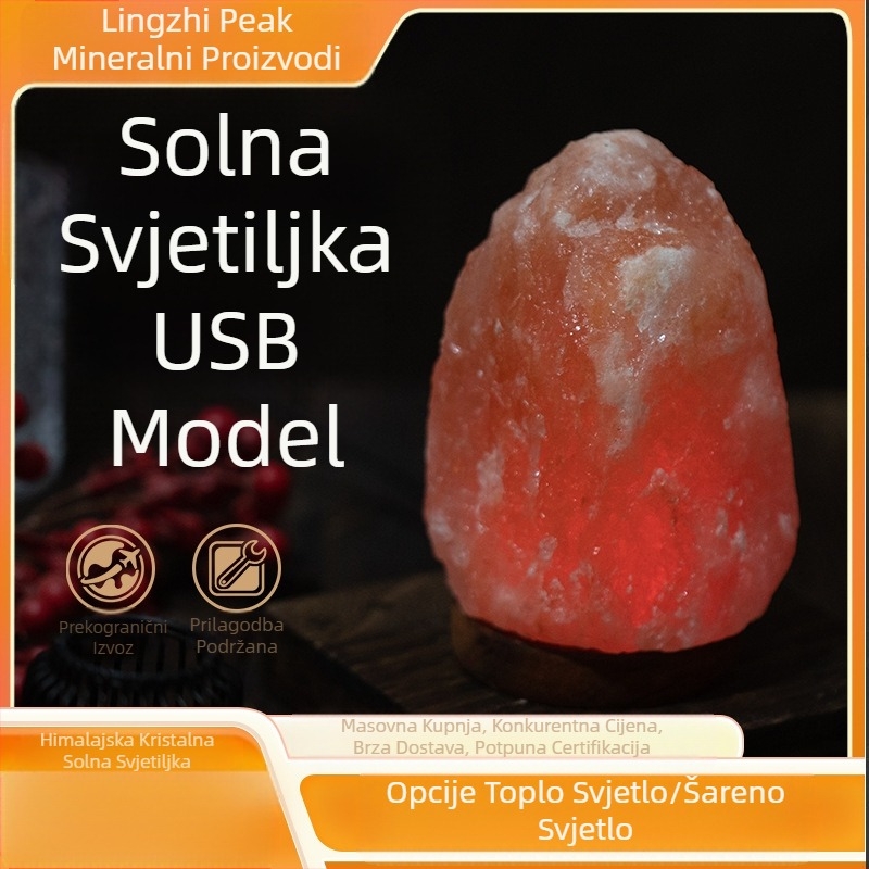Proizvođač veleprodaje lampe od mineralne soli, himalajske ružine soli, kreativnih noćnih lampi, ukrasa za zdravlje očiju