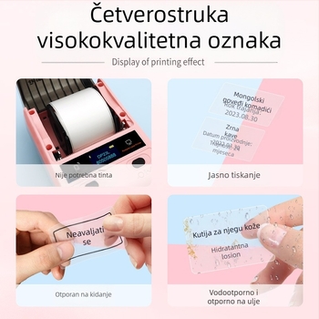 Detongningyou prozirna naljepnica za kozmetiku, certifikat, naljepnica s imenom, dnevni boravak, kuhinja, samoljepljiva prozirna naljepnica