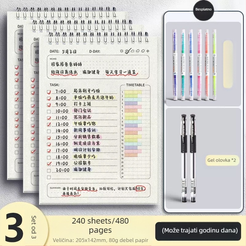 Dnevni planer, popis obaveza, raspored, bilježnica za osnovnoškolce, učenje, zimski praznici, samodisciplina, bilježnica, tjedna prijava