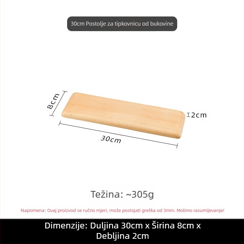 Naslon za ruke tipkovnice, crno orahovo drvo, masivno drvo, mehanička tipkovnica, naslon za dlanove, drveni naslon za zglob, naslon za miš, podloga za zglob, visoka