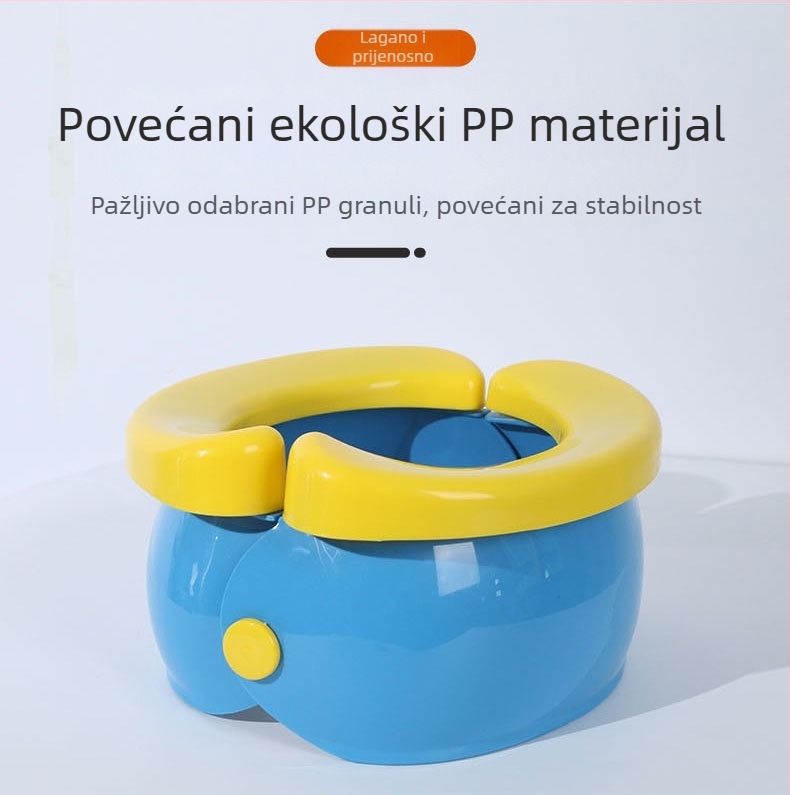 Dječja vanjska sklopiva mala toaletna stolica, prijenosni dječji pisoar, muški i ženski dječji putni toalet za automobil