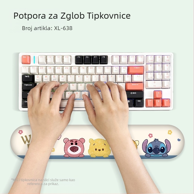 Podloga za miš Monet ulje na platnu Sleeping Lotus jastučić za zglob potpora za ruke jastučić za tipkovnicu jastučić za miš muški i ženski jastučić za zglob uredski