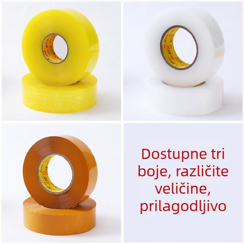 [Novi proizvod] Prozirna traka za brzo pakiranje, brtvena traka, brtvena traka, velika rola, široka traka