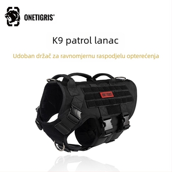 One Tiger [Blasting] Prsni remen za pse k9 Taktički prsluk s vučnim užetom Vrsta Srednja veličina Veliki pas Prsa Leđa Pas za hodanje