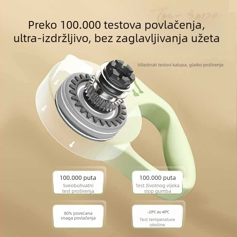 Lančana uzica za male pse Chai, uzica za pse, uvlačiva automatska uzica za šetanje pasa Corgi, štene