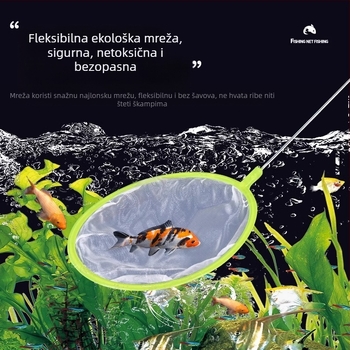 Ribarska mreža za ribolov u akvariju, gusta mreža, mala ribarska mreža za ribolov, dječja ribarska mreža, vreća za ribarsku mrežu, zlatne ribice, ukrasne ribe, žetva škampa, mreža za ribolov, vreća za ribarsku mrežu
