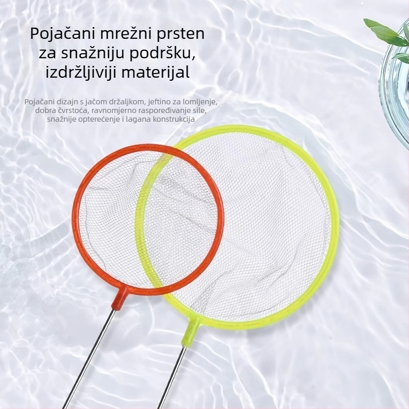 Ribarska mreža za ribolov u akvariju, gusta mreža, mala ribarska mreža za ribolov, dječja ribarska mreža, vreća za ribarsku mrežu, zlatne ribice, ukrasne ribe, žetva škampa, mreža za ribolov, vreća za ribarsku mrežu