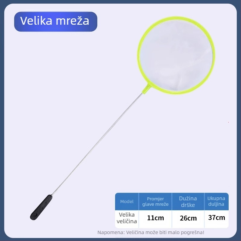 Ribarska mreža za ribolov u akvariju, gusta mreža, mala ribarska mreža za ribolov, dječja ribarska mreža, vreća za ribarsku mrežu, zlatne ribice, ukrasne ribe, žetva škampa, mreža za ribolov, vreća za ribarsku mrežu